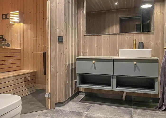 Lovely In With Sauna 펜션 Bjorli